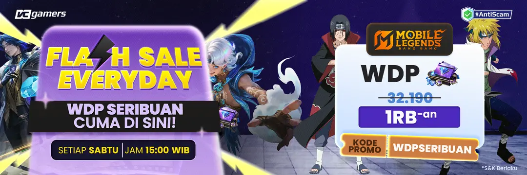 Flash Sale Seribuan WDP MLBB