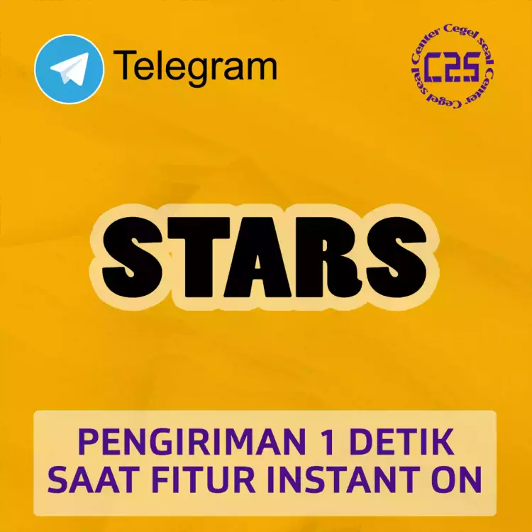Jual 500 Stars Telegram Stars Center Cegel Seal | VCGamers