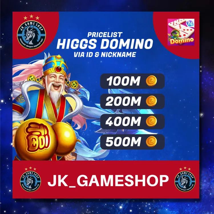 Jual 400M Koin Emas-D Higgs Games Island @JK_GAMESHOP | VCGamers