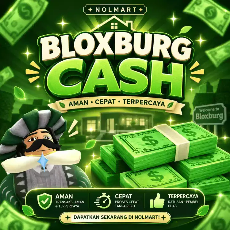 Jual 150K Cash Bloxburg - Roblox NolMart | VCGamers