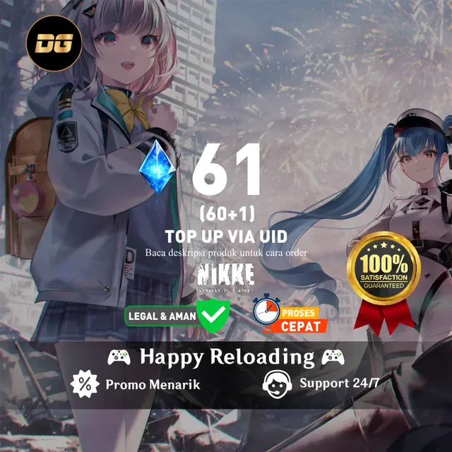 Jual 60 Gems Nikke Goddess of Victory Nikke degamingstore | VCGamers