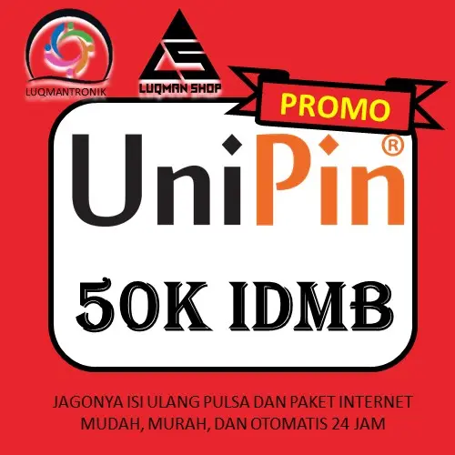 Jual 50.000 UniPin Credit UniPin LUQMANSHOP | VCGamers