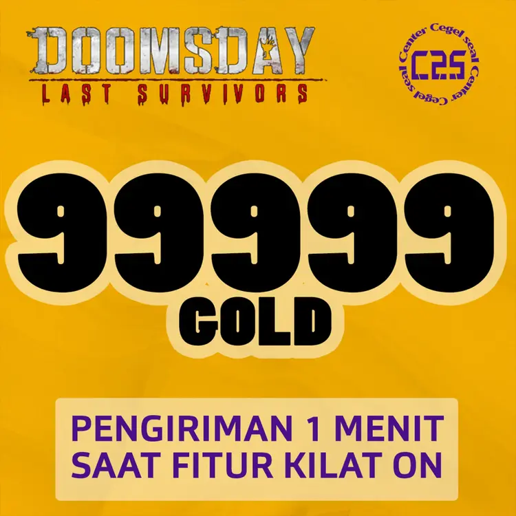 Jual 99.999 Gold Doomsday : Last Survivor Center Cegel Seal | VCGamers
