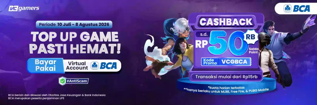 Promo Payday VCGamers x BCA Virtual Account