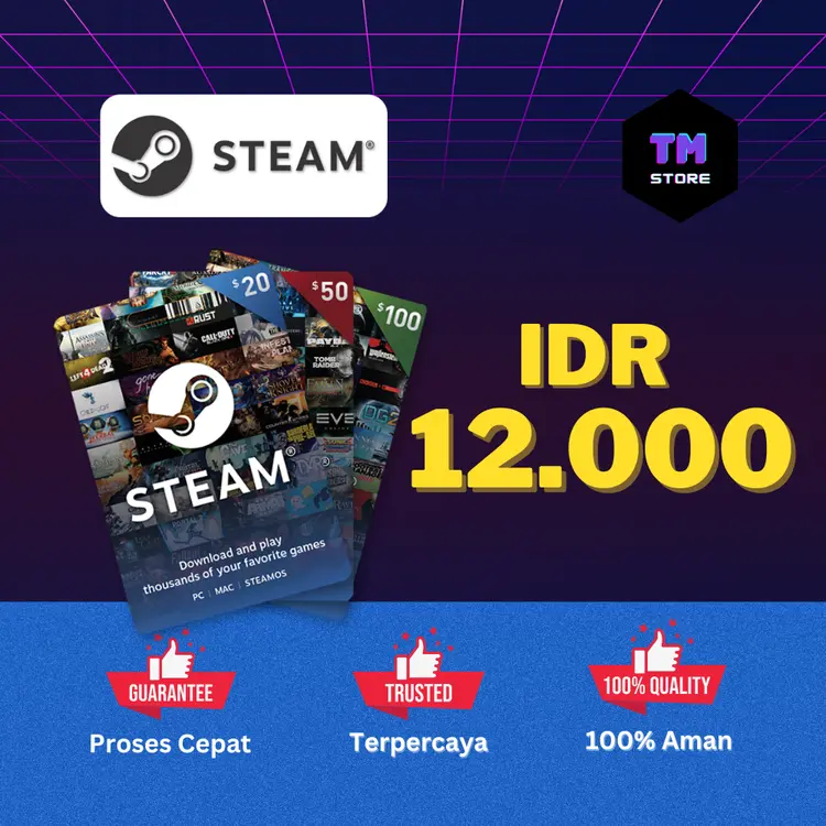 Jual IDR 12.000 Steam Tuan Muda Store | VCGamers