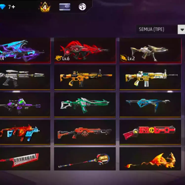 Jual AKUN SG OPM | EVO MAX | SULTAN Free Fire NINJA STORE | VCGamers