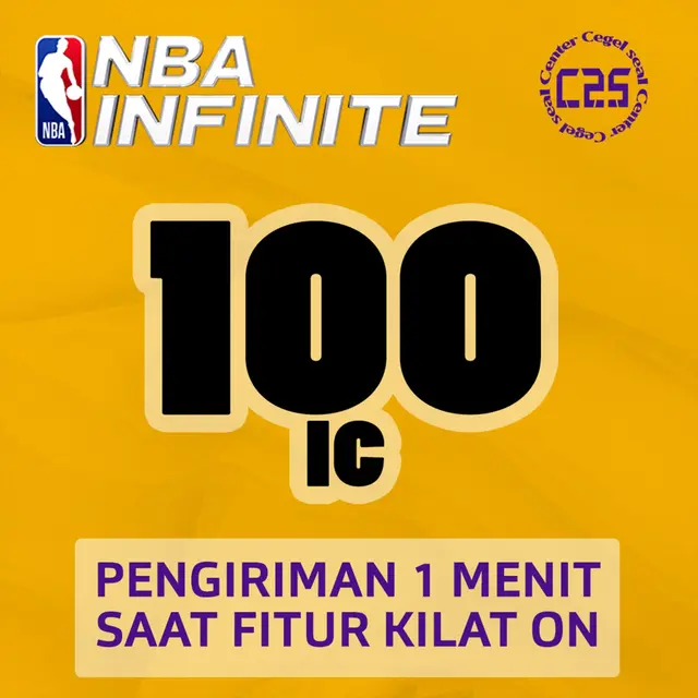 Jual 100 IC NBA Infinite Center Cegel Seal | VCGamers