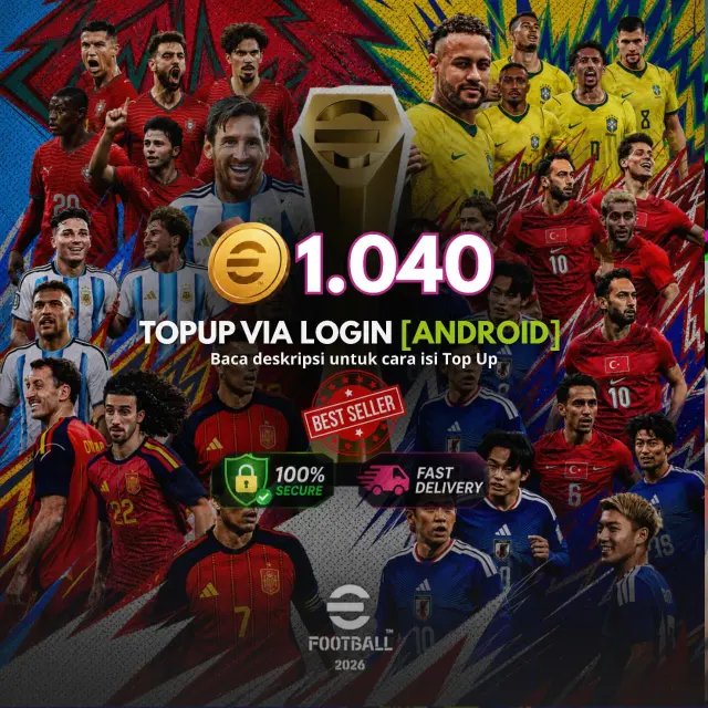 Jual 1.040 Coin (Android Via Login) eFootball Mobile Hasan Gaming | VCGamers