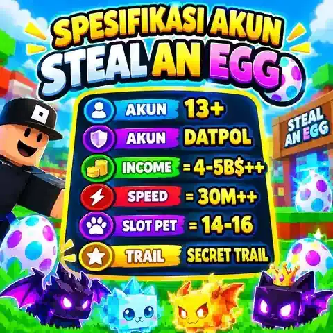 Jual Akun Steal An Egg Steal An Egg - Roblox RaVi Store | VCGamers