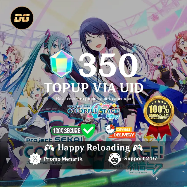 Jual 350 Crystals Hatsune Miku Colorful Stage degamingstore | VCGamers