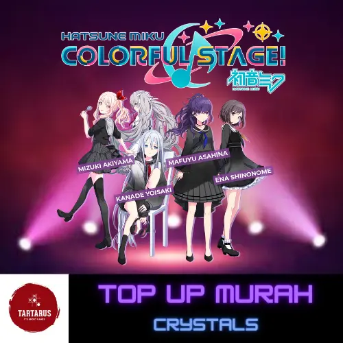 Jual 1800 Crystals Hatsune Miku Colorful Stage Windah Top Up | VCGamers