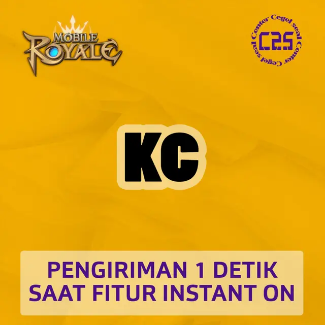 Jual 452 KC Mobile Royale Center Cegel Seal | VCGamers