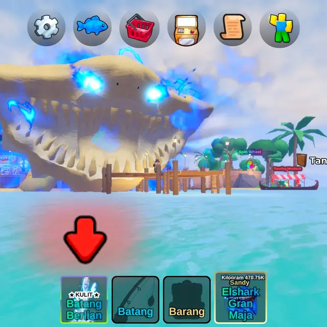 Jual Sandy Elshark Gran Maja Fish It! - Roblox NINJA STORE | VCGamers