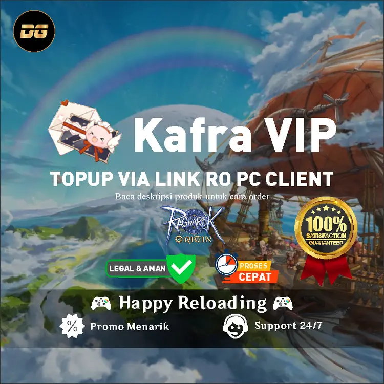 Jual Kafra VIP 8$ Ragnarok Origin Global (Link) degamingstore | VCGamers