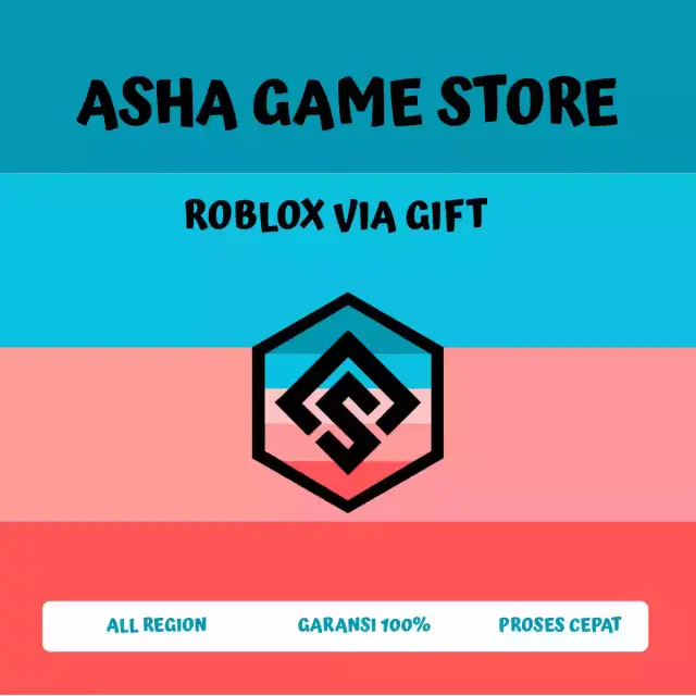 Jual 400 Robux Roblox ASHA GAME STORE | VCGamers