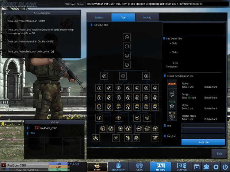 Jual Bintang 1 Point Blank Beyond Limits Riel | VCGamers