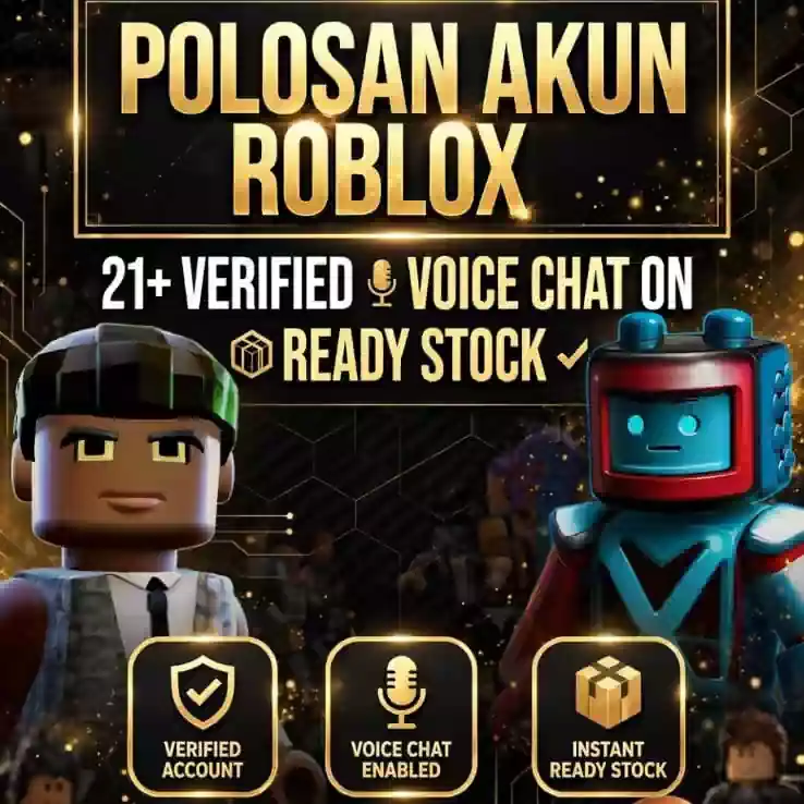 Jual Akun roblox Voice chat on 21+ Verified Roblox HR Storee | VCGamers