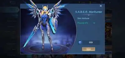 Jual Freya Epic Saber Manhunter Mobile Legends KALBAR GAME STORE | VCGamers