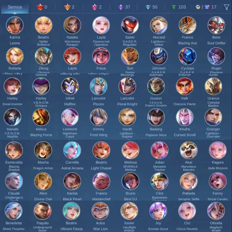 Jual Akun Murah Mobile Legends Kaze_Store | VCGamers