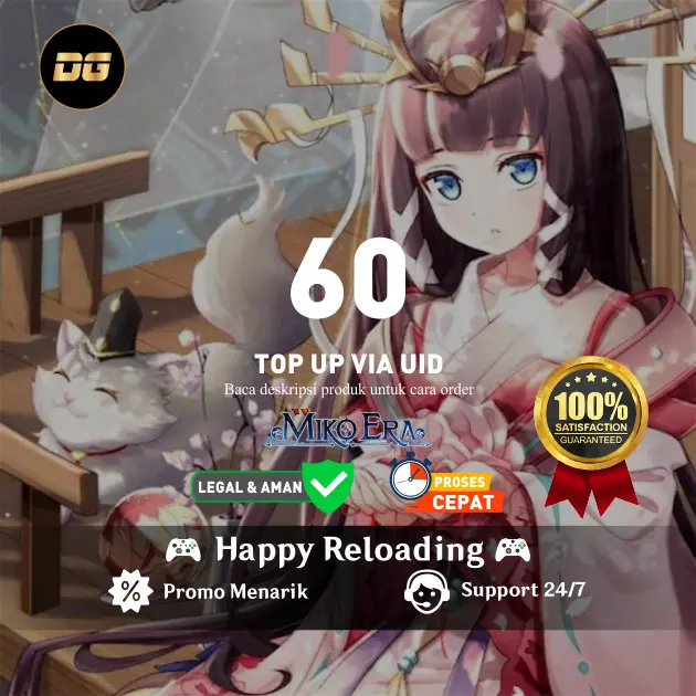 Jual 60 Jade Miko Era Twelve Myths degamingstore | VCGamers