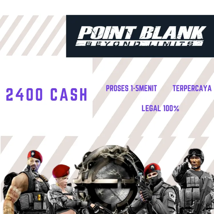 Jual 2.400 PB Cash Point Blank Beyond Limits RAKTOPUP | VCGamers