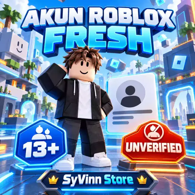 Jual AKUN FRESH 13+ TAHUN 2023 Roblox SyVinn Store | VCGamers