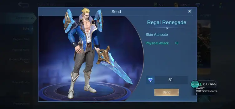Jual Fredrinn Regal Renegade Mobile Legends KALBAR GAME STORE | VCGamers