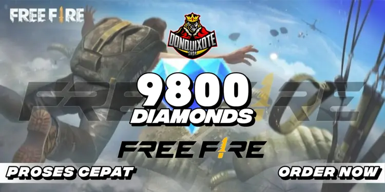 Jual 9.800 Diamonds Free Fire Donquixoteshop | VCGamers