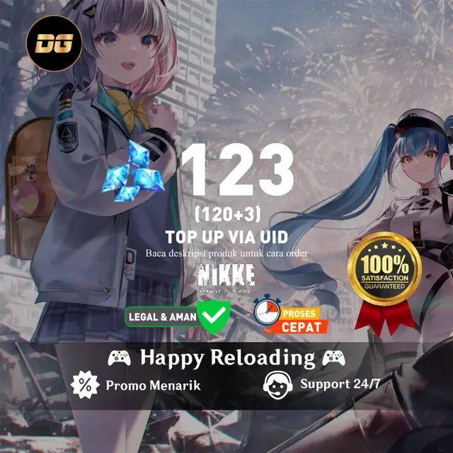 Jual 120 Gems Nikke Goddess of Victory Nikke degamingstore | VCGamers