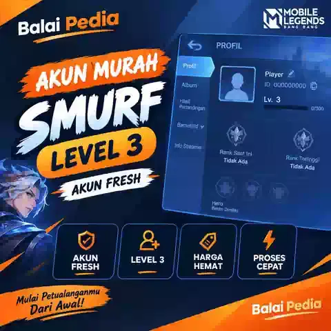 Jual Akun Murah Mobile Legends Balai Pedia | VCGamers