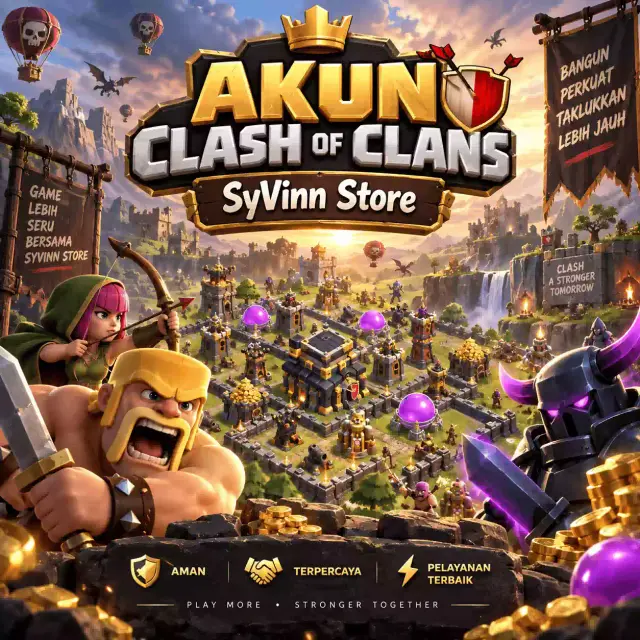Jual Akun Town Hall 8 Murah Clash of Clans SyVinn Store | VCGamers