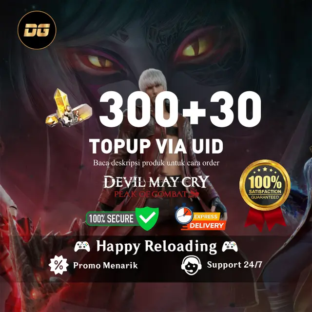 Jual 300+30 Devil Gems Devil May Cry Peak of Combat degamingstore | VCGamers
