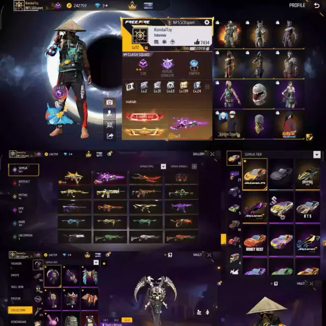 Jual AKUN MAX 2 BER SG SULTAAN Free Fire Store FKS | VCGamers