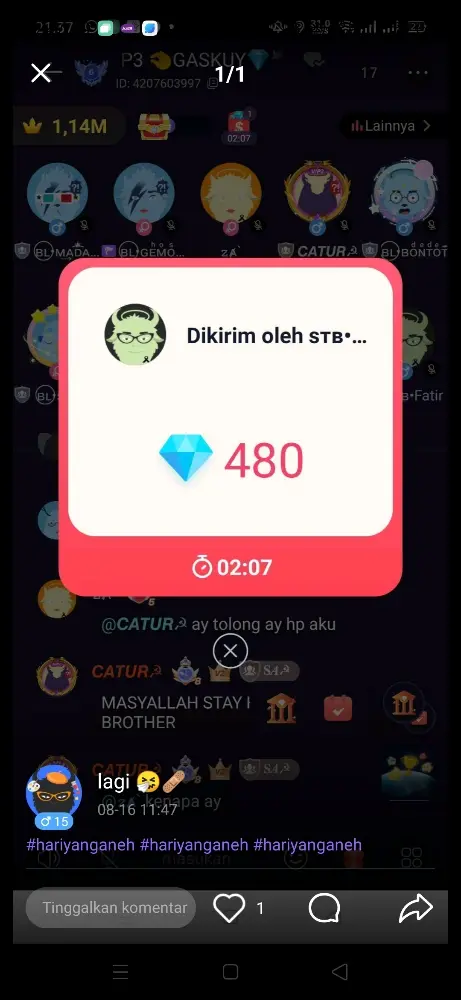 Daftar Produk TOP UP VIA HUJAN  Terlaris & Terlengkap - VCGamers