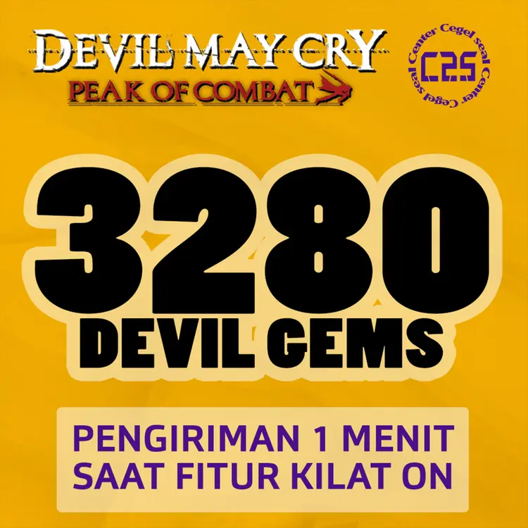 Jual 3.280 Devil Gems Devil May Cry Peak of Combat Center Cegel Seal | VCGamers