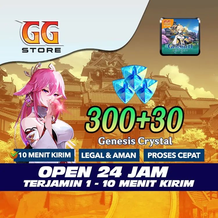 Jual 300 GC + Bonus - Genshin Genshin Impact Garage Gaming Store | VCGamers