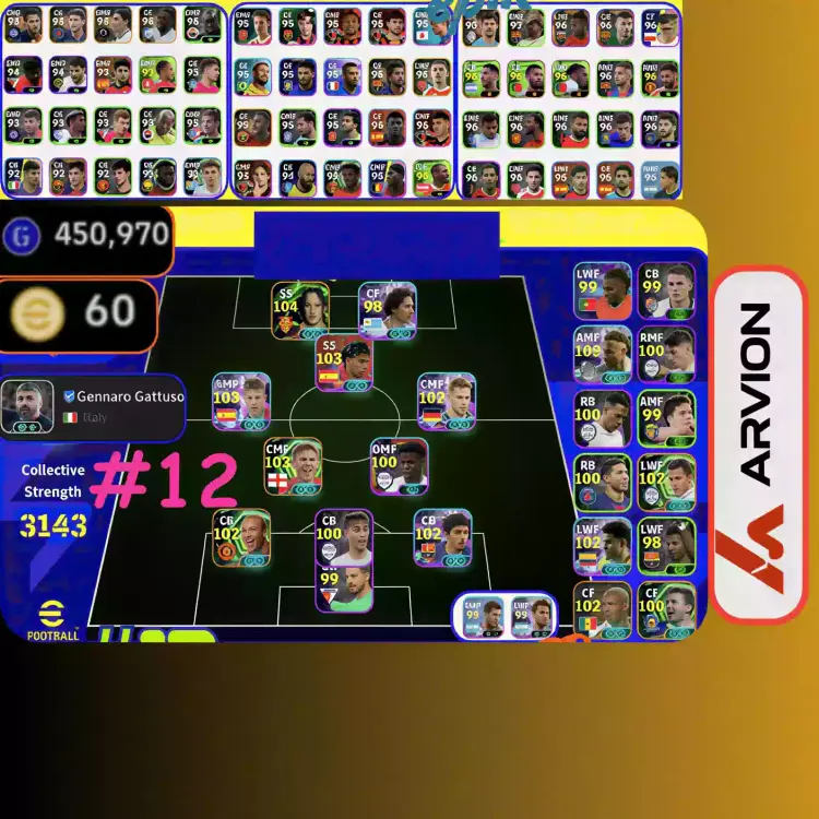 Jual BEST SQUAD eFootball Mobile ARVION | VCGamers