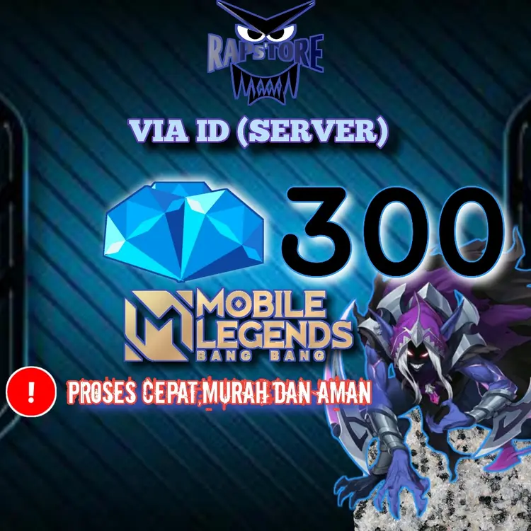Jual 300 Diamonds Mobile Legends Rapstore | VCGamers