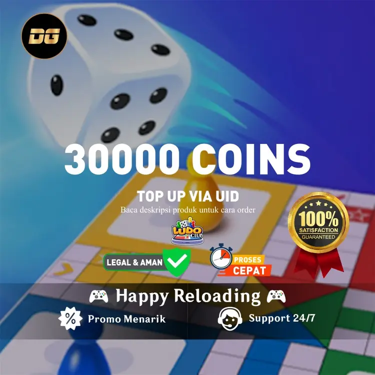 Jual 30000 Coins Ludo Club degamingstore | VCGamers