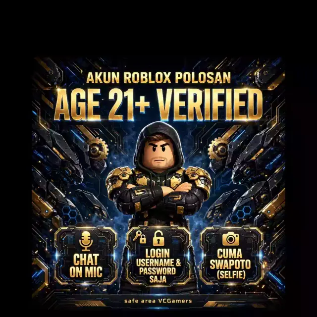 Jual Akun roblox Voice chat on 21+ Verified Roblox HR Storee | VCGamers