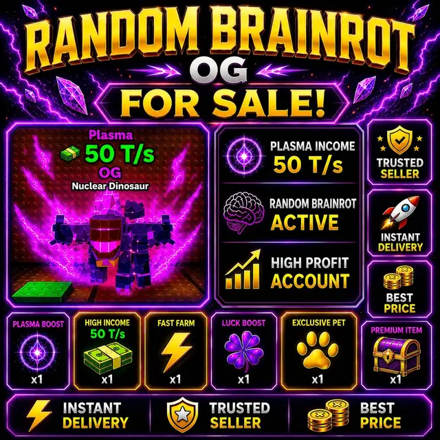 Jual Brainrot 50T/s Kick a Lucky Block - Roblox Common Store | VCGamers