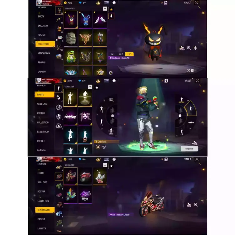 Jual AKUN FREE FIRE GRADE B Free Fire Lumbostore | VCGamers
