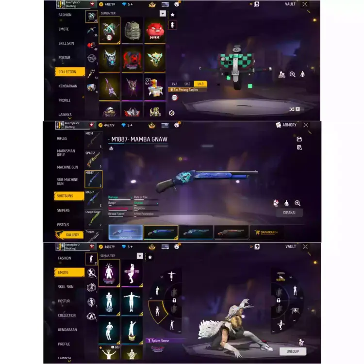 Jual AKUN FREE FIRE GRADE C Free Fire Lumbostore | VCGamers