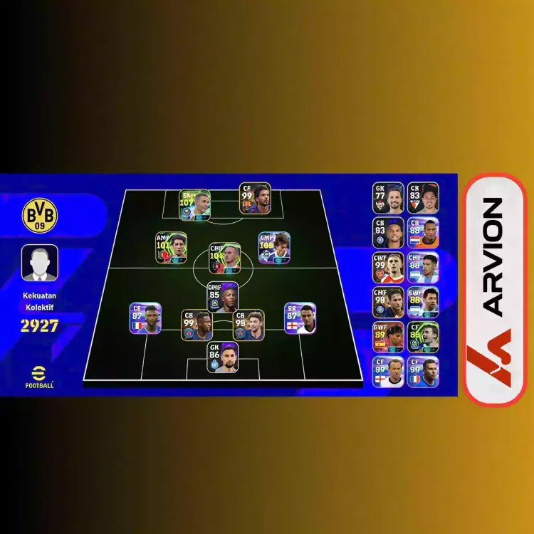 Jual Akun eFootball EPIC eFootball Mobile ARVION | VCGamers
