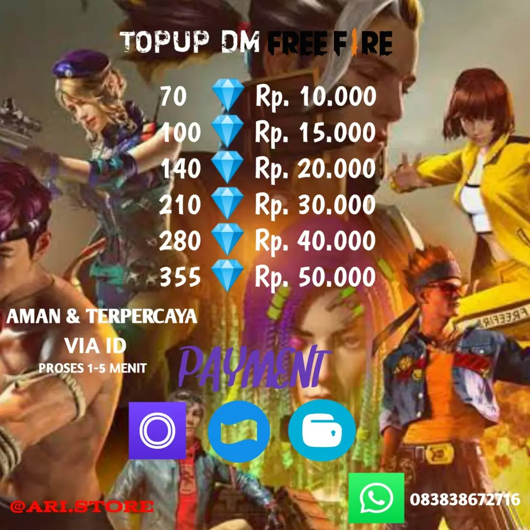 Daftar Produk ARI DIAMOND Terlaris & Terlengkap - VCGamers