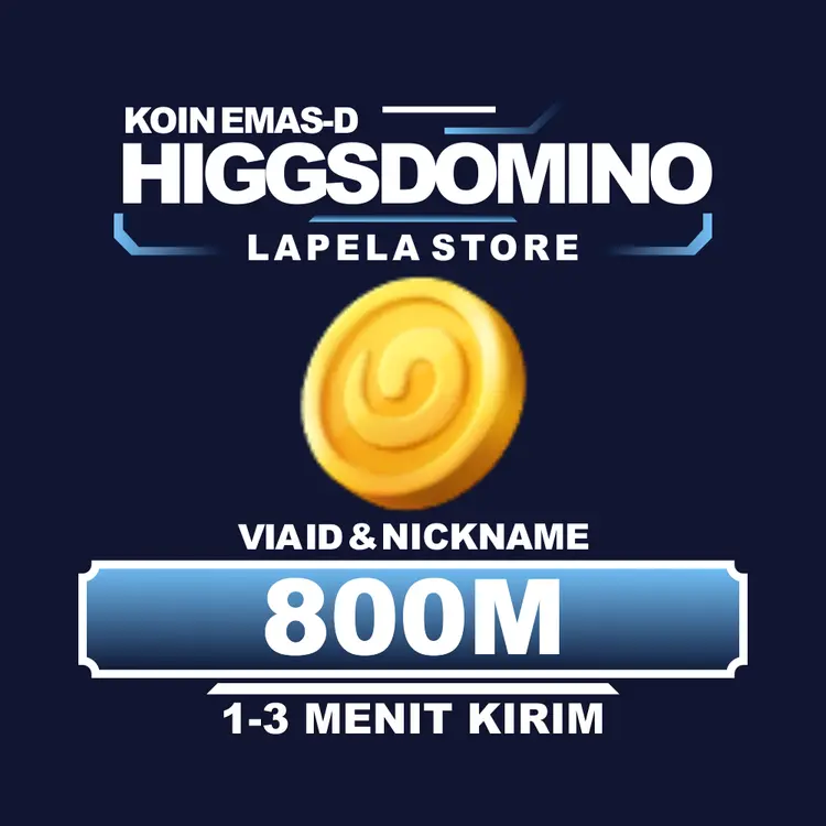 Jual 800M Koin Emas-D Higgs Games Island Lapela Store | VCGamers
