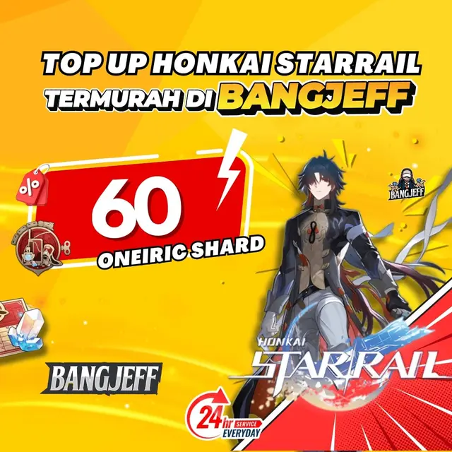 Jual 60 Oneiric Shard Honkai Star Rail BANGJEFF | VCGamers