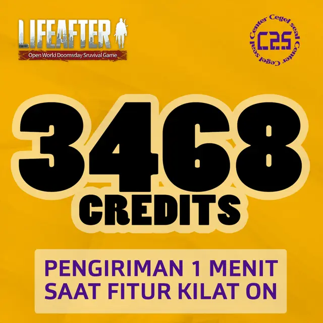 Jual 3468 Credits LifeAfter Center Cegel Seal | VCGamers