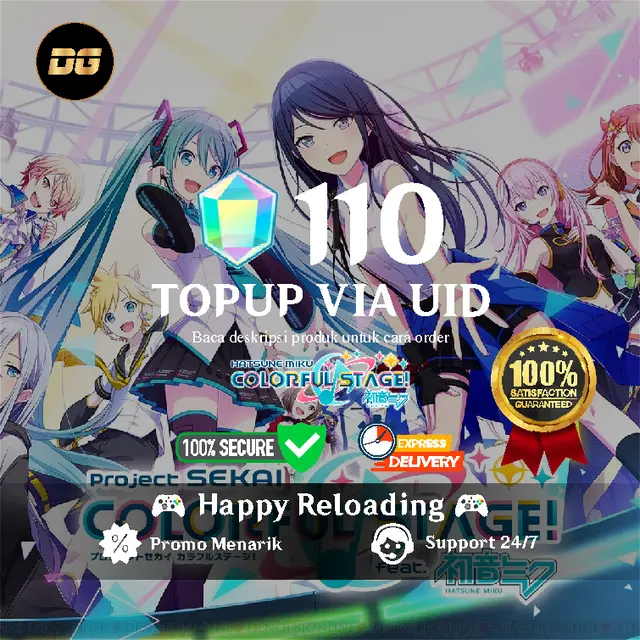 Jual 110 Crystals Hatsune Miku Colorful Stage degamingstore | VCGamers