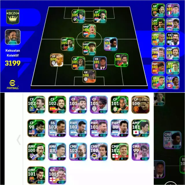 Jual Akun efotball strength 3000+ eFootball Mobile Lumbostore | VCGamers